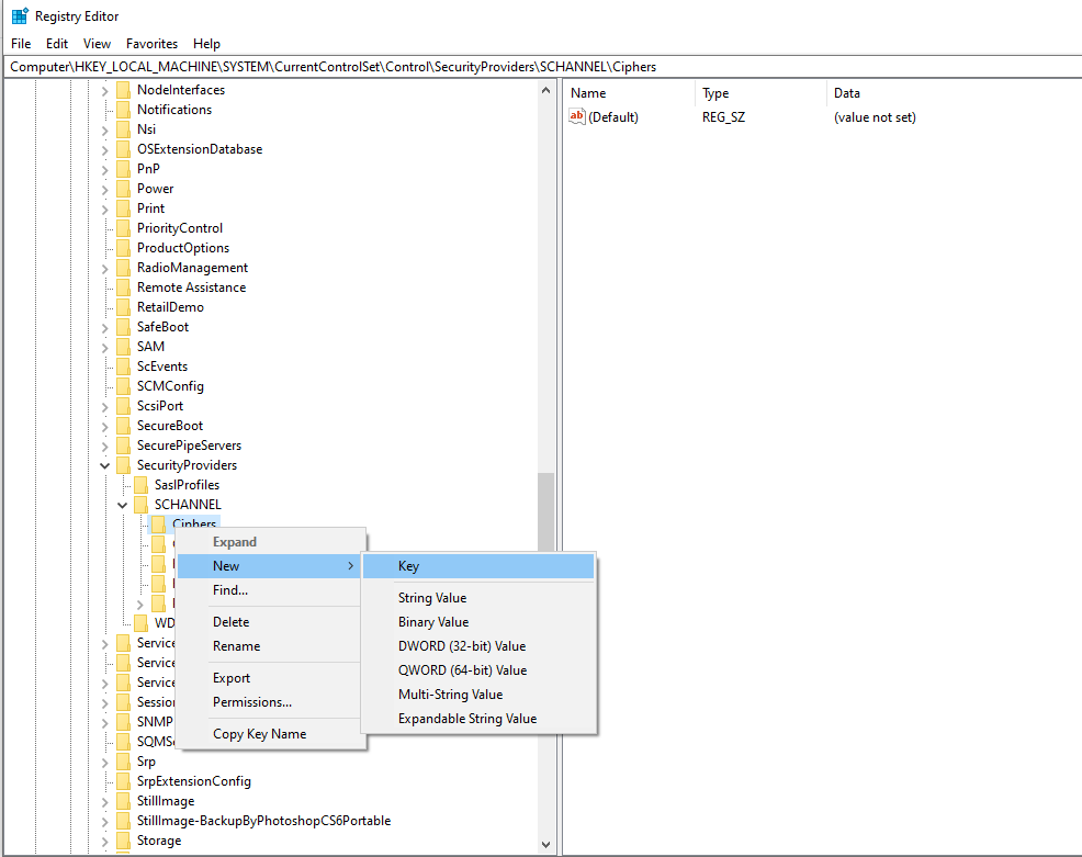 Implement Fix Regedit
